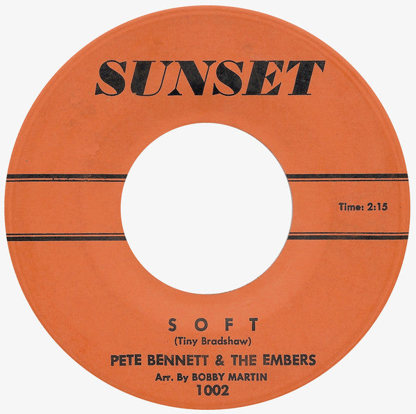 Pete Bennett & The Embers (19) : Fever / Soft (7", Single)