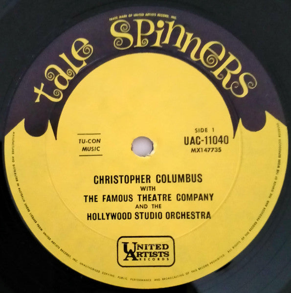 The Famous Theatre Company And The Hollywood Studio Orchestra : Christopher Columbus (LP)