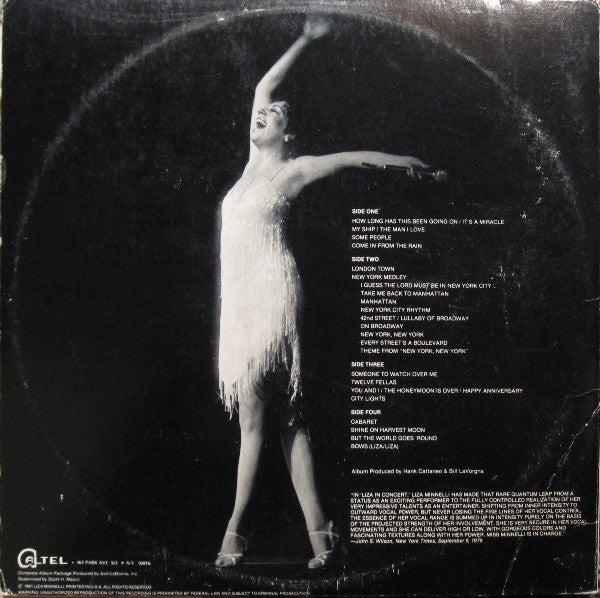Liza Minnelli : Live At Carnegie Hall (2xLP)
