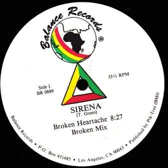 Sirena (3) : Broken Heartache / Dearest Love (12")