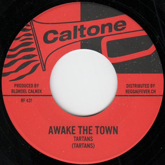 The Tartans, Claudette Thomas : Awake The Town / Roses Are Red (7", RE)