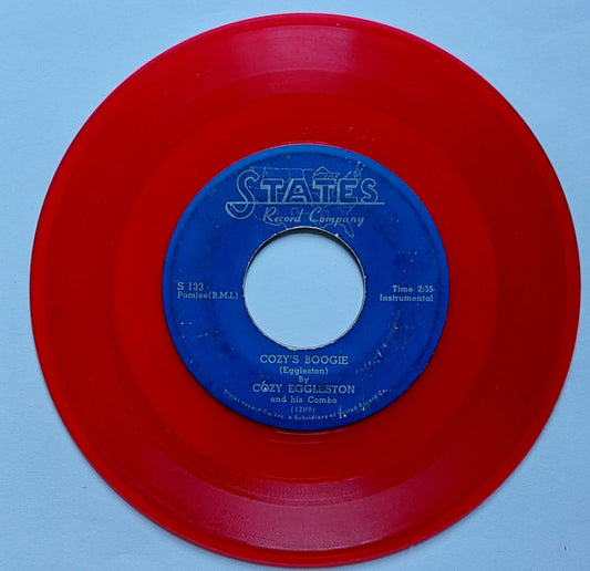 Cozy Eggleston And His Combo : Cozy's Boogie / Big Heavy (7", Single, Red)
