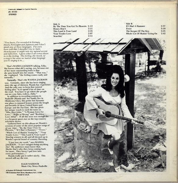 Wanda Jackson : By The Time I Get To Phoenix (LP, Comp, RE)