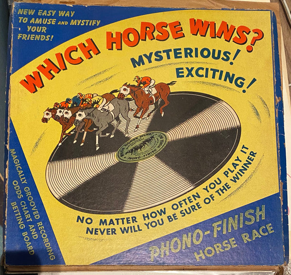 Unknown Artist : Which Horse Wins?: Phono-Finish Horse Race (Shellac, 12" + Box)