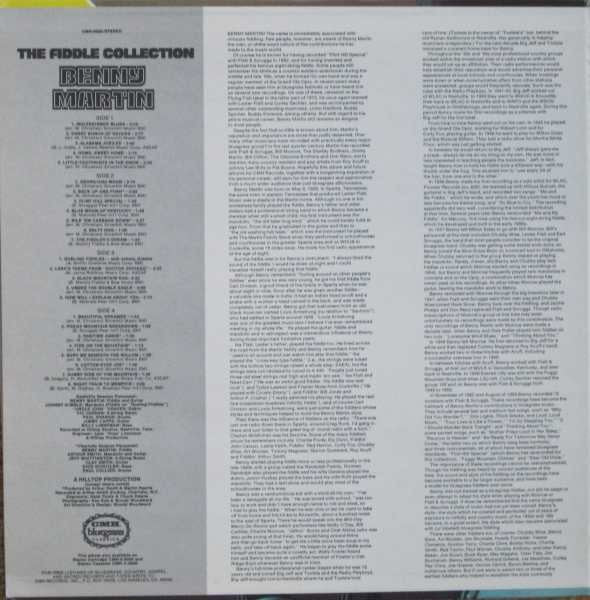 Benny Martin : The Fiddle Collection (2xLP, Album, Gat)