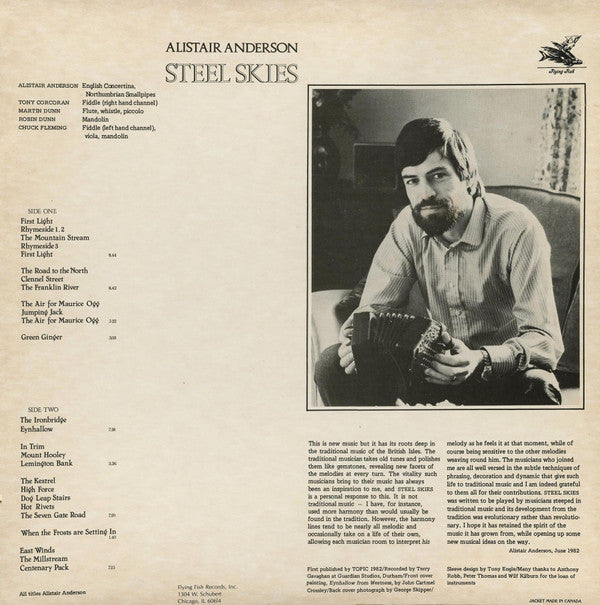 Alistair Anderson : Steel Skies (LP, Album)