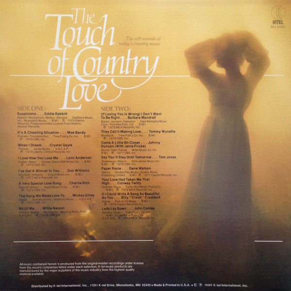 Various : The Touch Of Country Love (LP, Comp)