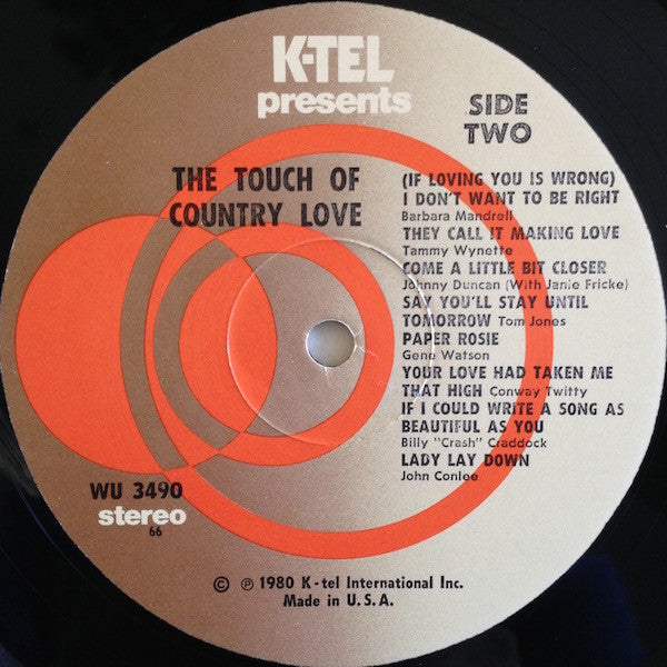 Various : The Touch Of Country Love (LP, Comp)