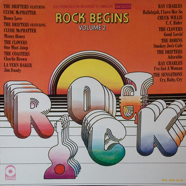 Various : Rock Begins Volume 2 (LP, Comp)