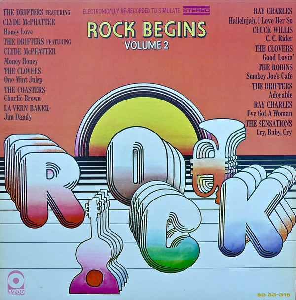 Various : Rock Begins Volume 2 (LP, Comp)