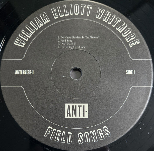 William Elliott Whitmore : Field Songs (LP, Album, RE)