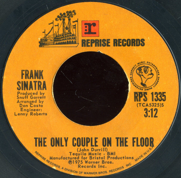 Frank Sinatra : I Believe I'm Gonna Love You / The Only Couple On The Floor (7", Styrene, Ter)