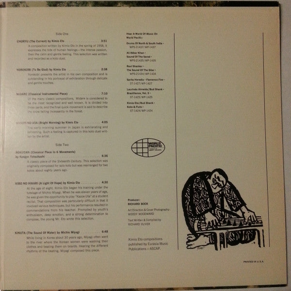 Kimio Eto : Sound Of The Koto (LP, Gat)