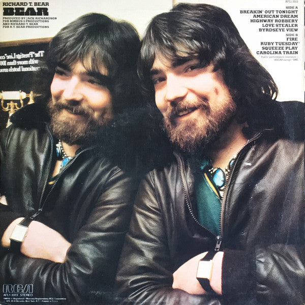 Richard T. Bear : Bear (LP, Album)