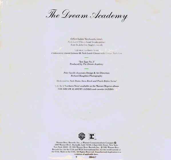 The Dream Academy : Life In A Northern Town (7", Single, Spe)