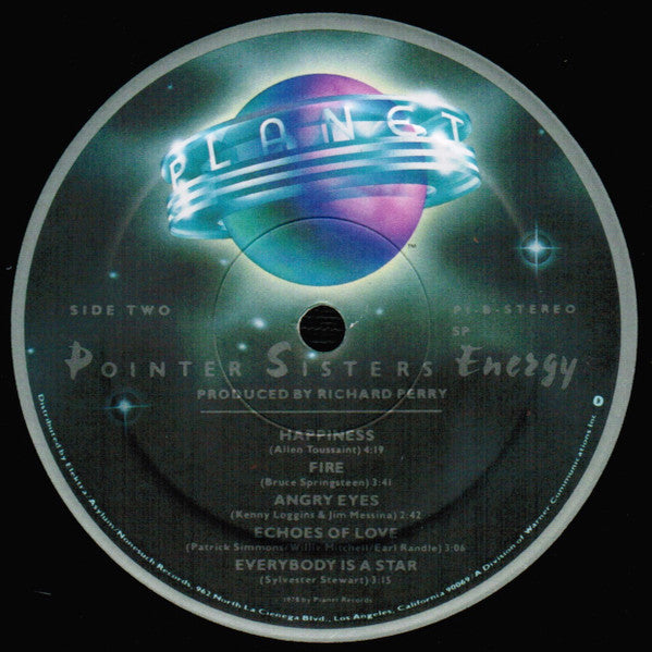 Pointer Sisters : Energy (LP, Album, SRC)