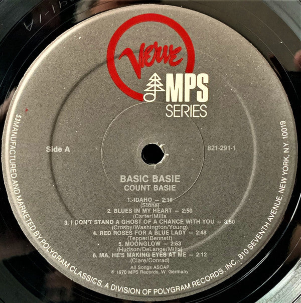 Count Basie Orchestra : Basic Basie (LP, Album, RE)