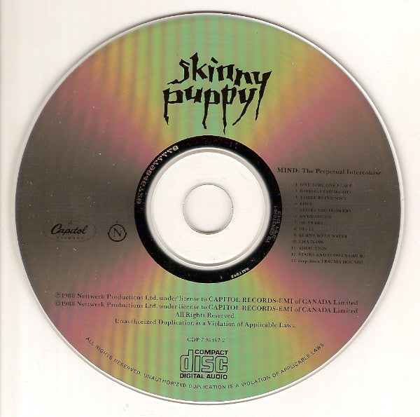 Skinny Puppy : Mind: The Perpetual Intercourse (CD, Album, RE)
