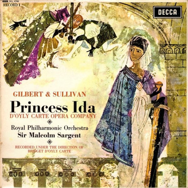Gilbert & Sullivan, D'Oyly Carte Opera Company, Royal Philharmonic Orchestra, Sir Malcolm Sargent : Princess Ida (2xLP, Album)