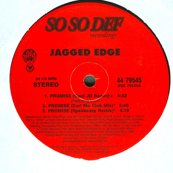 Jagged Edge (2) : Promise (12")