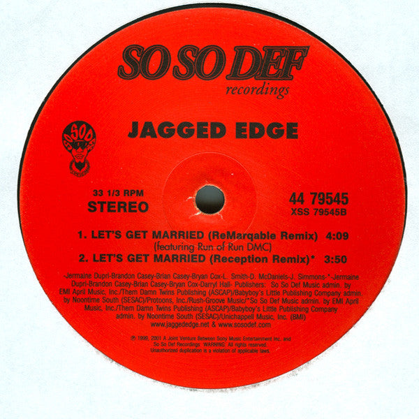 Jagged Edge (2) : Promise (12")