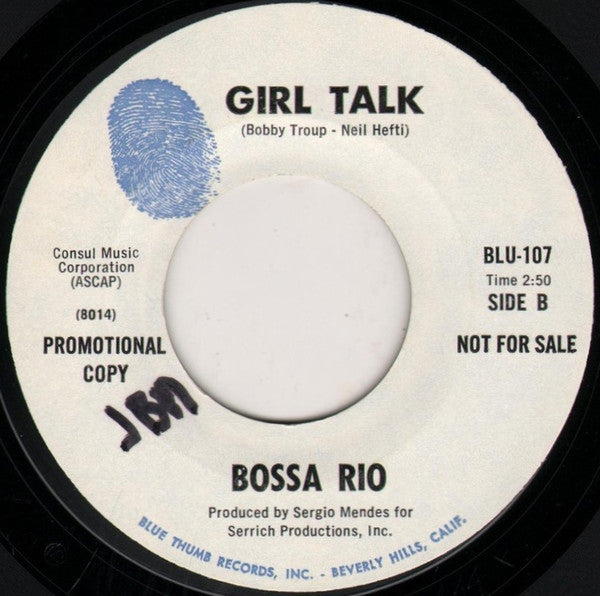 Bossa Rio : Blackbird / Girl Talk (7", Promo)