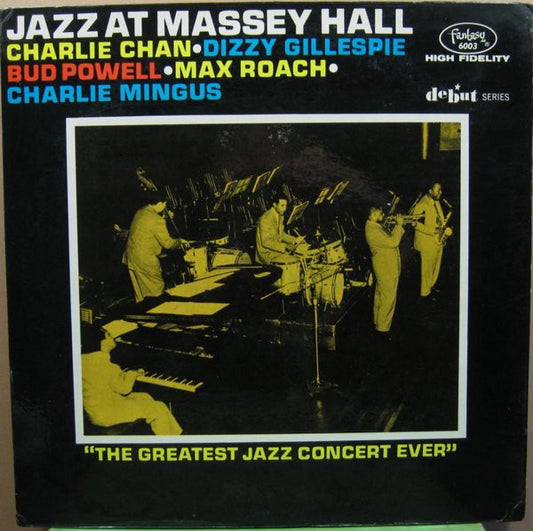 Charlie Chan (5) • Dizzy Gillespie • Bud Powell • Max Roach • Charlie Mingus* : Jazz At Massey Hall (LP, Album, Mono, RE, Red)