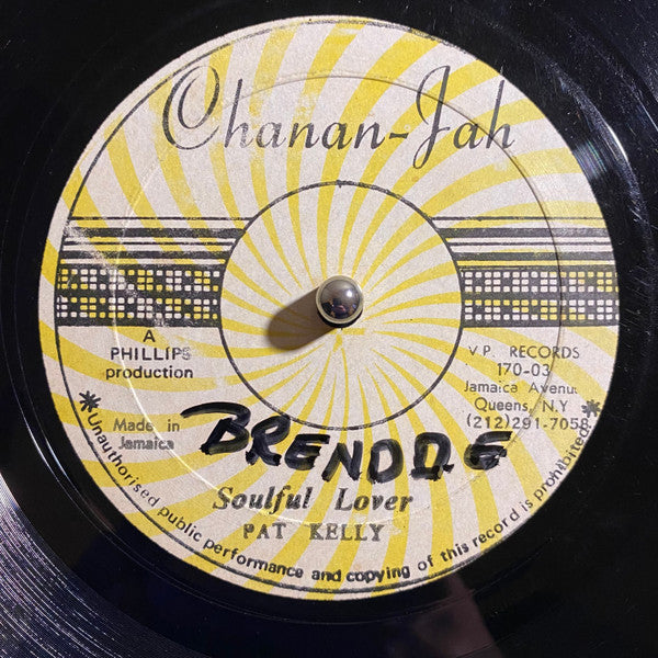 Pat Kelly : Soulful Love / I'm So Proud (12", Single)