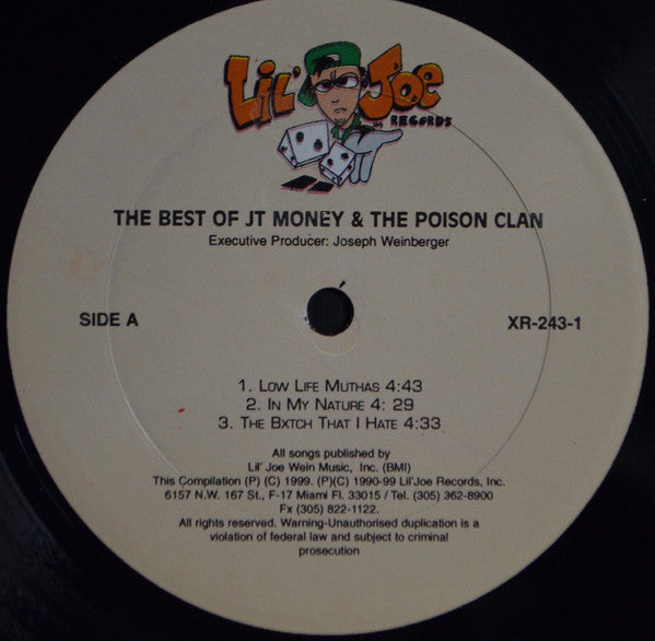 JT Money & Poison Clan : The Best Of JT Money & The Poison Clan (2xLP, Comp)