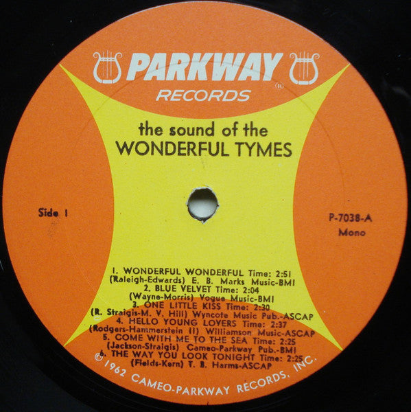 The Tymes : The Sound Of The Wonderful Tymes (LP, Album, Mono)