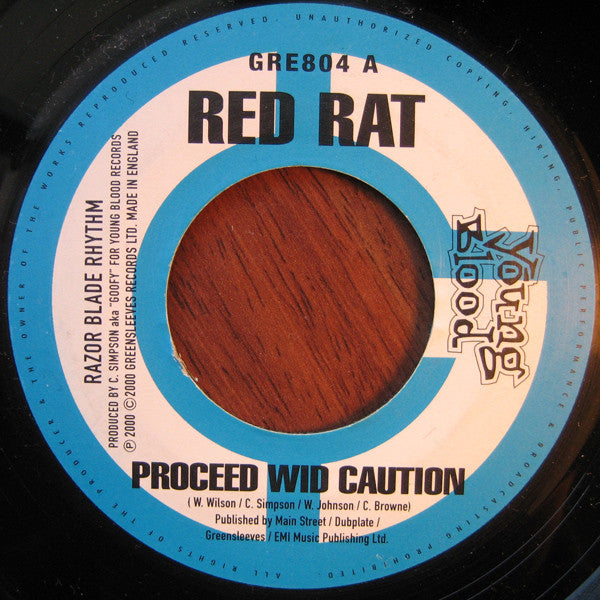 Red Rat / Psycho* & Maddish : Proceed Wid Caution / Sum-M Ina Sum-M (7")