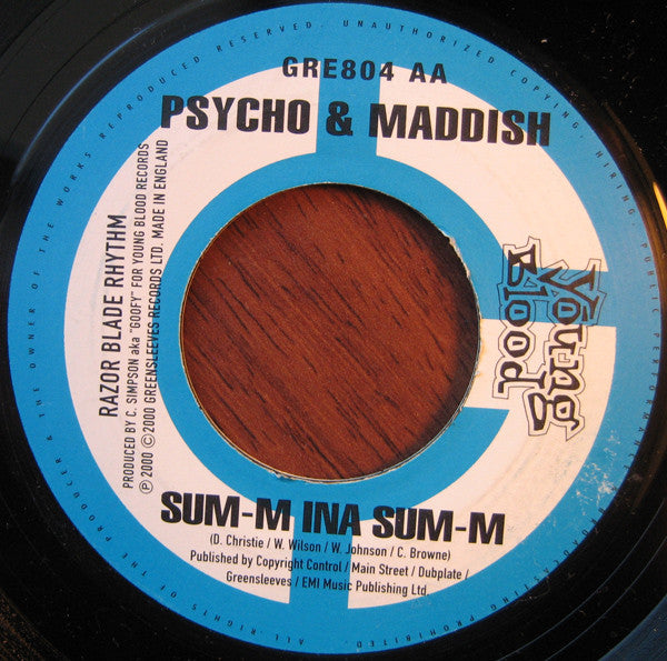 Red Rat / Psycho* & Maddish : Proceed Wid Caution / Sum-M Ina Sum-M (7")