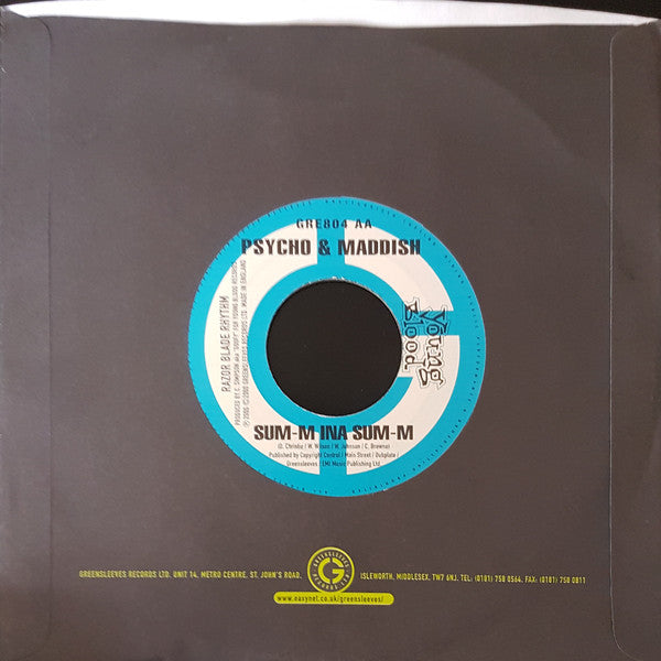 Red Rat / Psycho* & Maddish : Proceed Wid Caution / Sum-M Ina Sum-M (7")