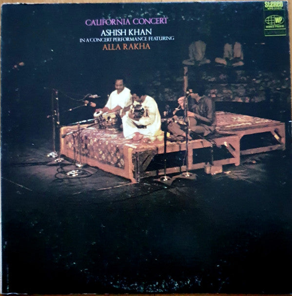 Aashish Khan & Alla Rakha : California Concert (LP)