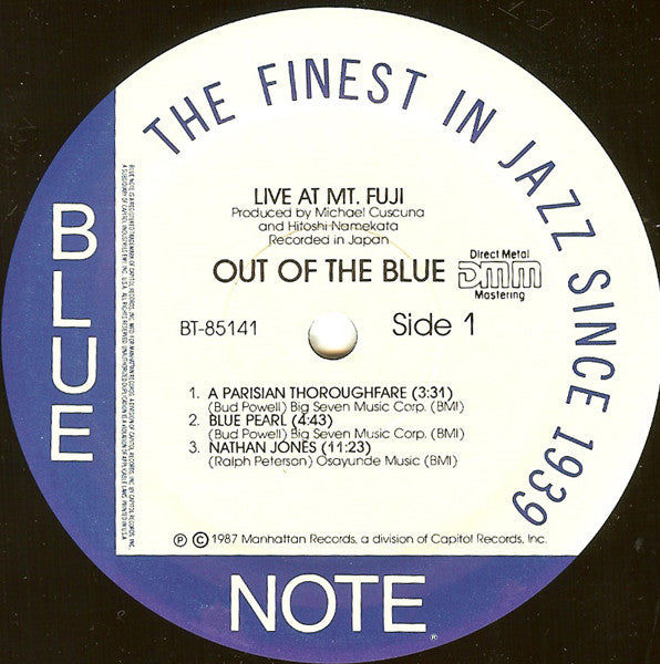 Out Of The Blue (3) : Live At Mt. Fuji (LP, Album)