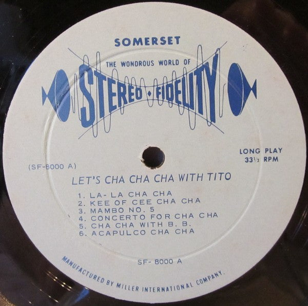 Tito Morano And His Orchestra : Let's Cha Cha Cha  (LP, Album, RE)