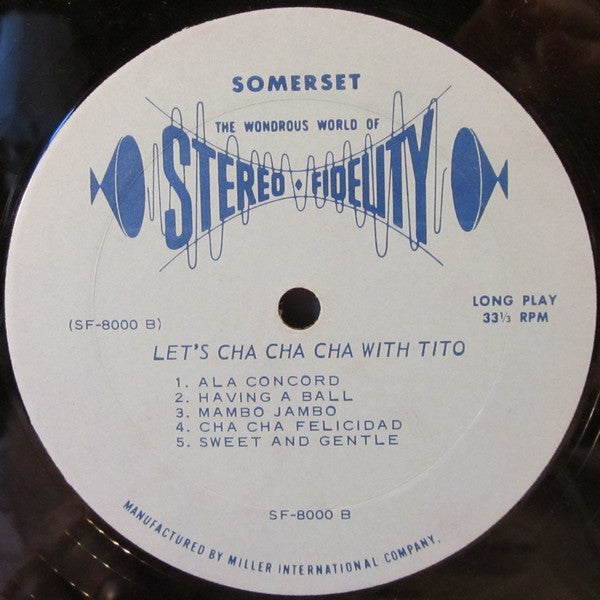 Tito Morano And His Orchestra : Let's Cha Cha Cha  (LP, Album, RE)