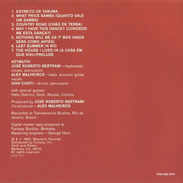 Azymuth : Telecommunication (CD, Album, RE)