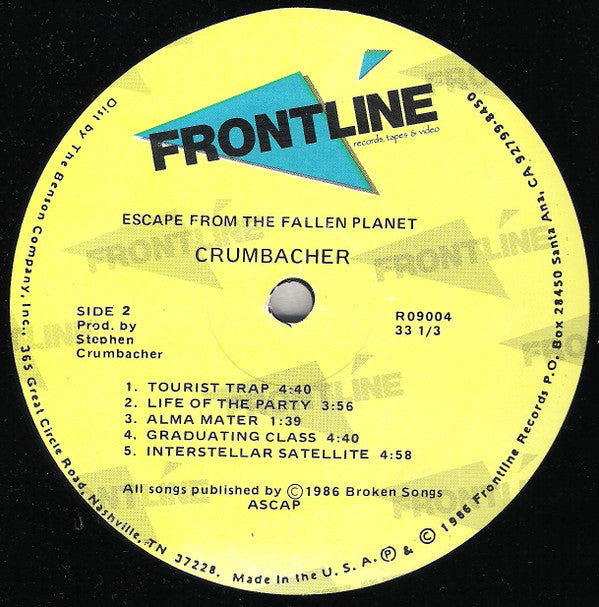 Crumbächer : Escape From The Fallen Planet (LP, Album)