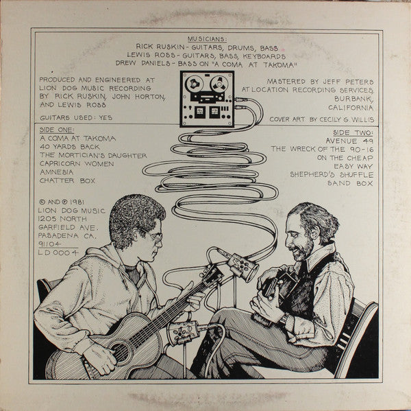 Rick Ruskin, Lewis Ross (2) : On The Cheap (LP)