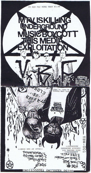 Vaginal Blood Farts : MTV Is Killing Underground Music Boycott This Media Exploitation - VxBxFx E.P. (7", EP, Num)