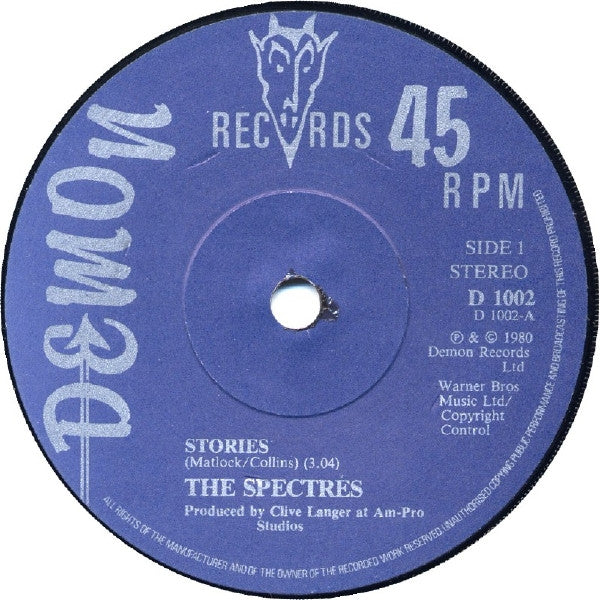 The Spectres (3) : Stories (7")