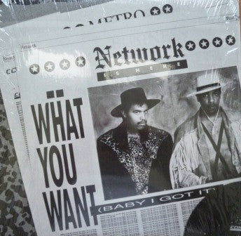 Network (14) : What You Want (Baby I Got It) (12", Single)