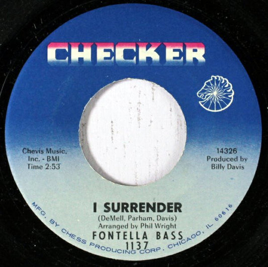 Fontella Bass :  I Surrender / I Can't Rest (7", Single)