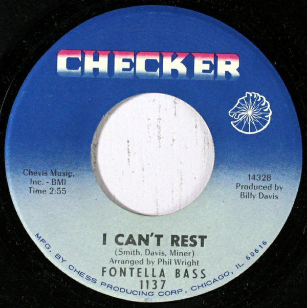 Fontella Bass :  I Surrender / I Can't Rest (7", Single)