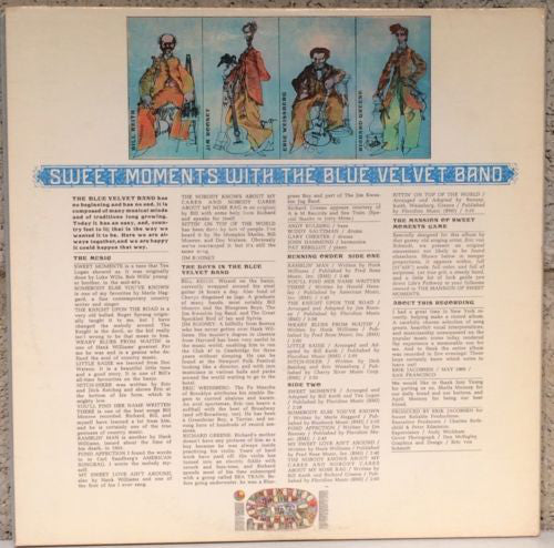 The Blue Velvet Band : Sweet Moments With The Blue Velvet Band (LP, Album, Gat)