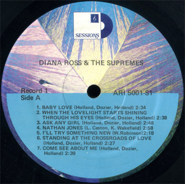 Diana Ross & The Supremes* : Sessions Presents Diana Ross & The Supremes (3xLP, Comp)