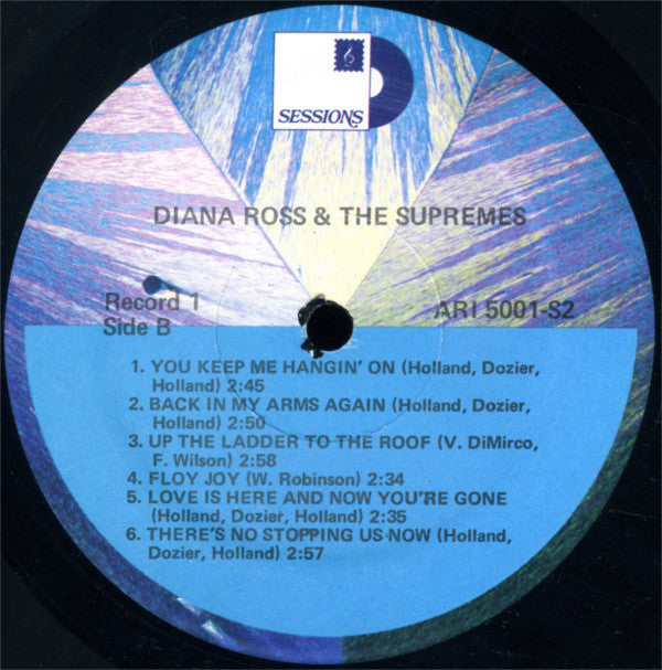 Diana Ross & The Supremes* : Sessions Presents Diana Ross & The Supremes (3xLP, Comp)