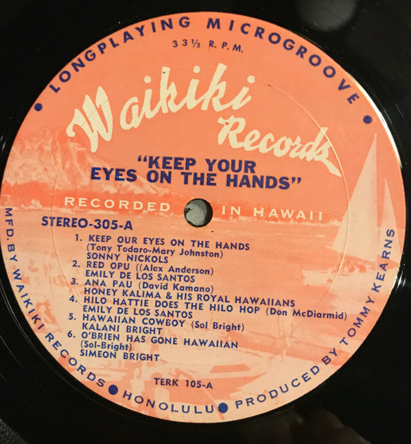 Various : Keep Your Eyes On The Hands - Hilarious And Naughty Hulas (LP, Comp)