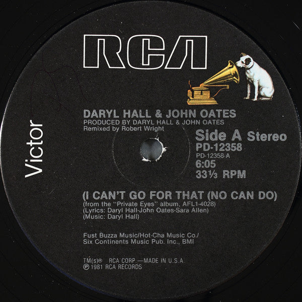 Daryl Hall & John Oates : I Can't Go For That (No Can Do) (12")